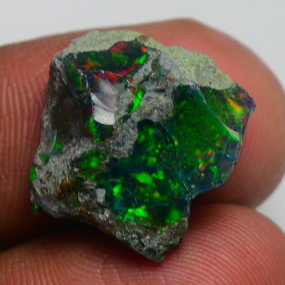 Rare Black Opal  10.00 Carats | Natural Black Ethiopian Opal Rough - Ready for Cutting & Jewelry!