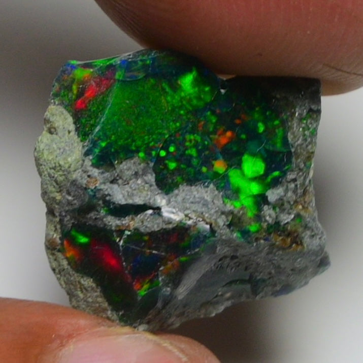 Rare Black Opal  10.00 Carats | Natural Black Ethiopian Opal Rough - Ready for Cutting & Jewelry!