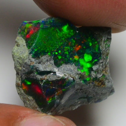 Rare Black Opal  10.00 Carats | Natural Black Ethiopian Opal Rough - Ready for Cutting & Jewelry!