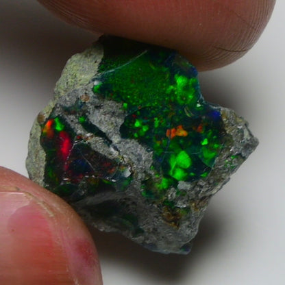 Rare Black Opal  10.00 Carats | Natural Black Ethiopian Opal Rough - Ready for Cutting & Jewelry!