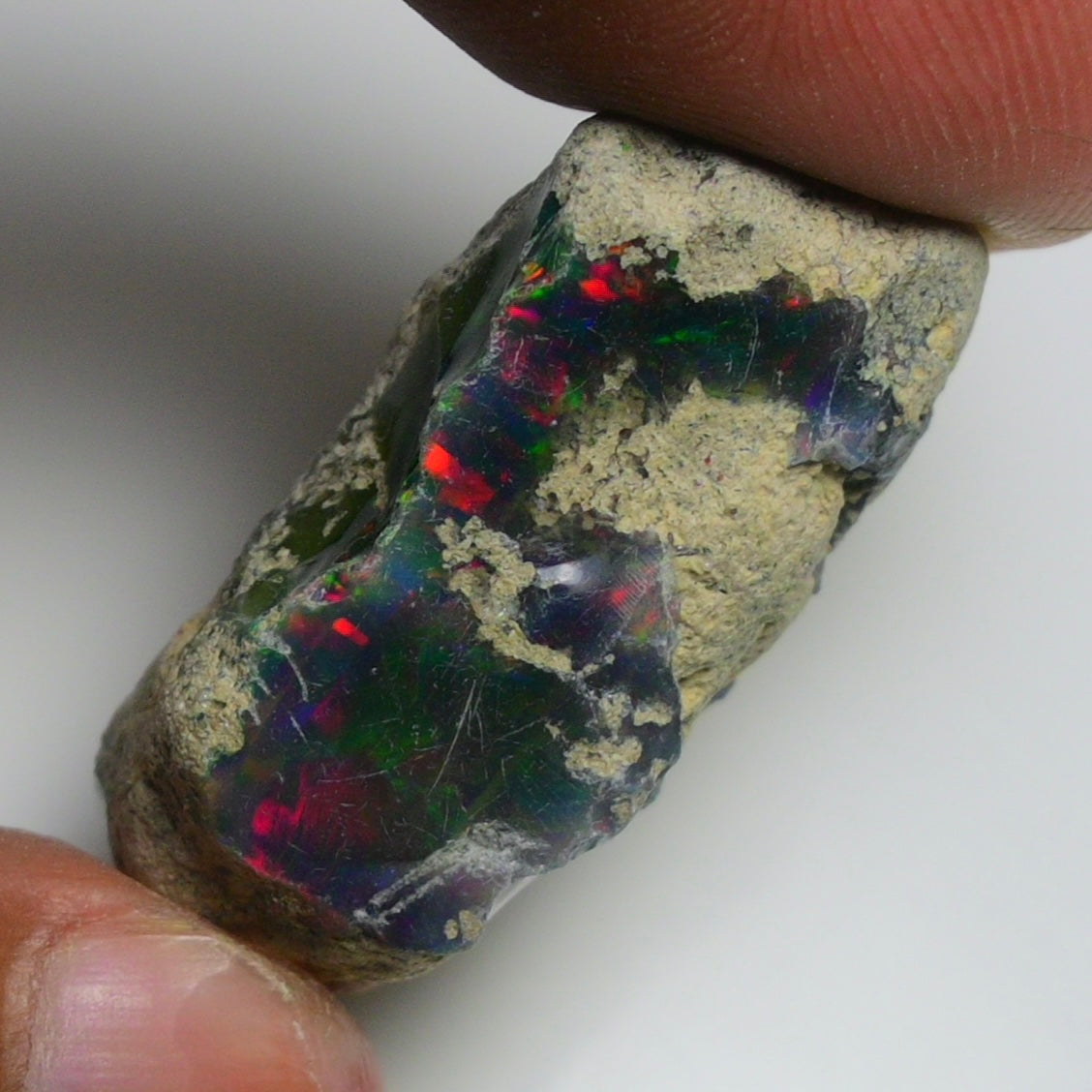 Rare Black Opal 36.05 Carats | Natural Black Ethiopian Opal Rough - Ready for Cutting & Jewelry!