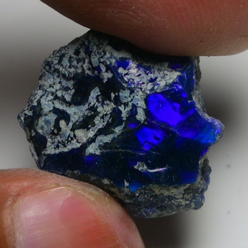 Rare Black Opal 11.70 Carats | Natural Black Ethiopian Opal Rough - Ready for Cutting & Jewelry!