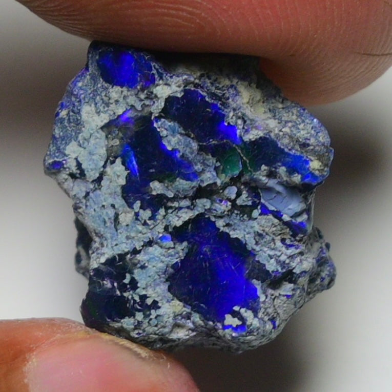 Rare Black Opal 11.70 Carats | Natural Black Ethiopian Opal Rough - Ready for Cutting & Jewelry!
