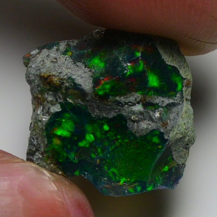 Rare Black Opal  10.00 Carats | Natural Black Ethiopian Opal Rough - Ready for Cutting & Jewelry!