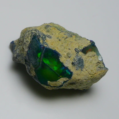 Rare Black Opal 39.05 Carats | Natural Black Ethiopian Opal Rough - Ready for Cutting & Jewelry!