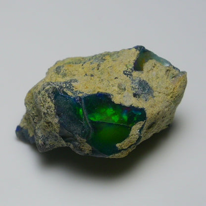 Rare Black Opal 39.05 Carats | Natural Black Ethiopian Opal Rough - Ready for Cutting & Jewelry!