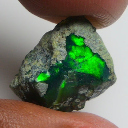 Rare Black Opal 8.70 Carats | Natural Black Ethiopian Opal Rough - Ready for Cutting & Jewelry!