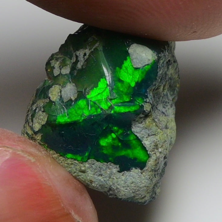 Rare Black Opal 8.70 Carats | Natural Black Ethiopian Opal Rough - Ready for Cutting & Jewelry!