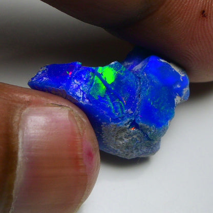 Rare Blue Opal 11.80 Carats | Natural Blue Ethiopian Opal Rough - Ready for Cutting & Jewelry!