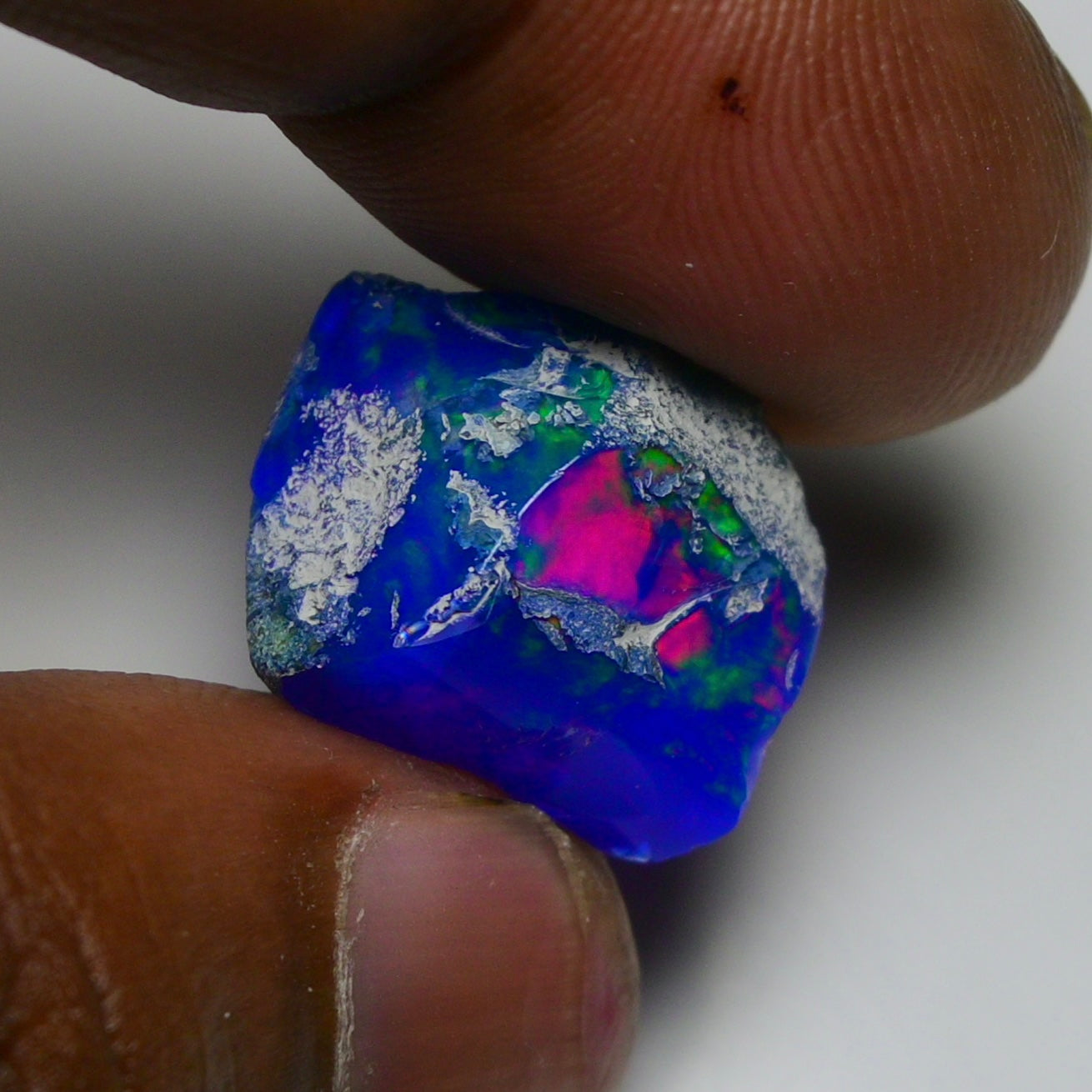 Rare Blue Opal 11.95 Carats | Natural Blue Ethiopian Opal Rough - Ready for Cutting & Jewelry!