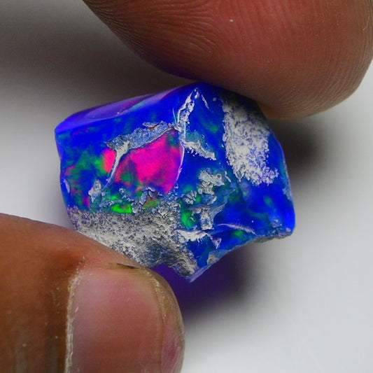 Rare Blue Opal 11.95 Carats | Natural Blue Ethiopian Opal Rough - Ready for Cutting & Jewelry!