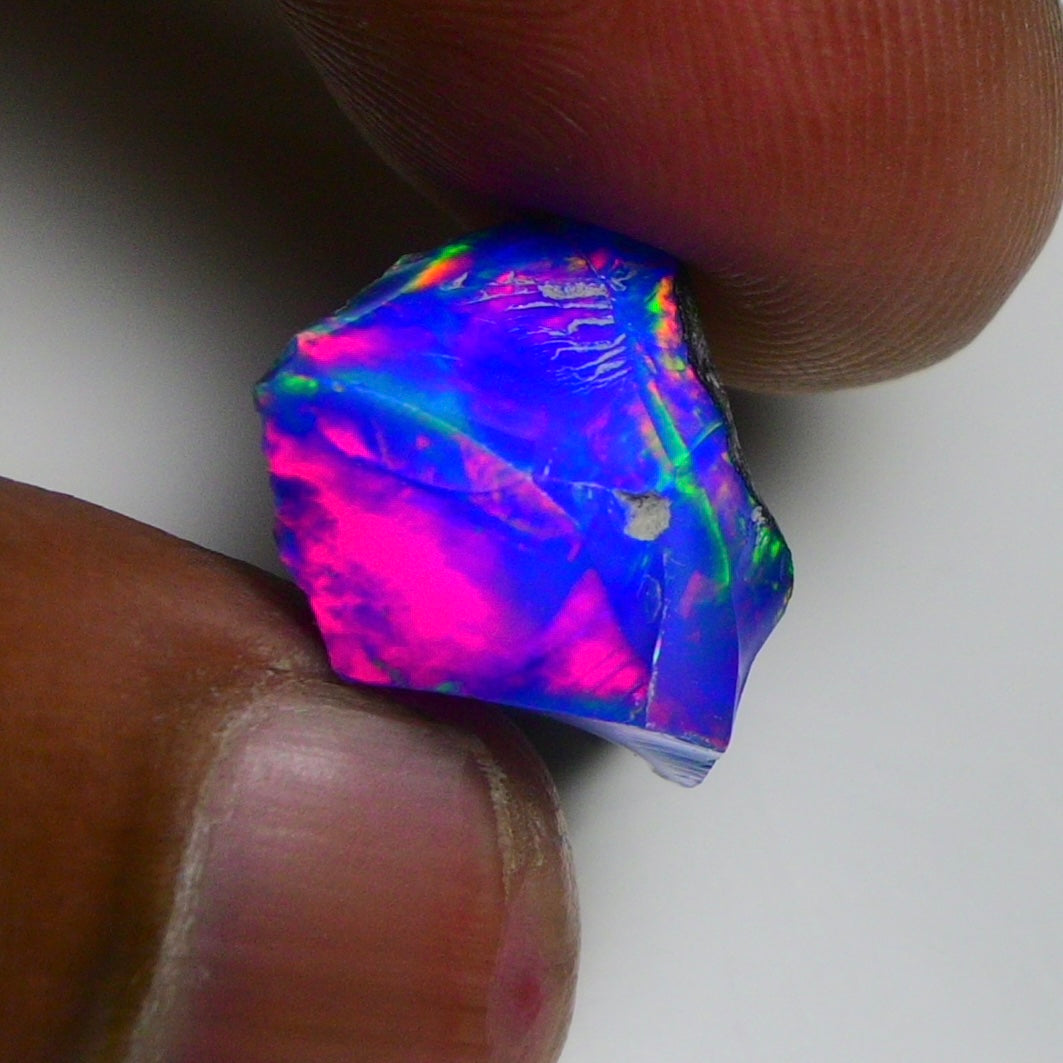 Rare Blue Opal 13.85 Carats | Natural Blue Ethiopian Opal Rough - Ready for Cutting & Jewelry!