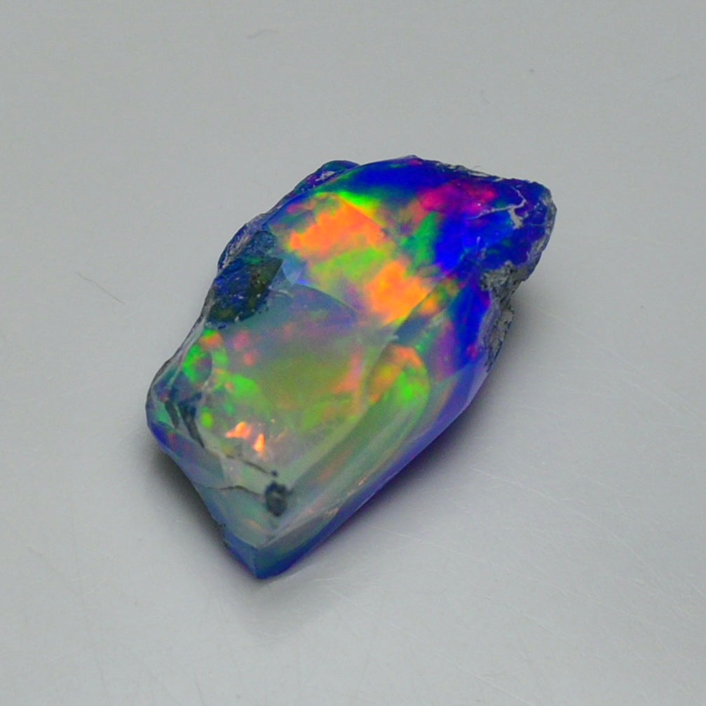Rare Blue Opal 13.55 Carats | Natural Blue Ethiopian Opal Rough - Ready for Cutting & Jewelry!