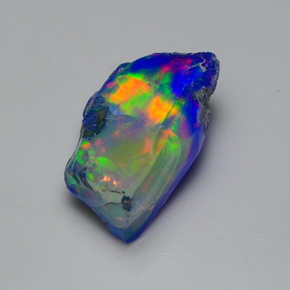 Rare Blue Opal 13.55 Carats | Natural Blue Ethiopian Opal Rough - Ready for Cutting & Jewelry!