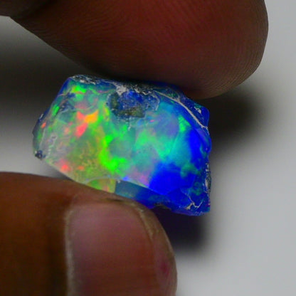 Rare Blue Opal 13.55 Carats | Natural Blue Ethiopian Opal Rough - Ready for Cutting & Jewelry!