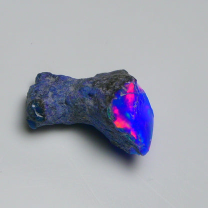 Rare Blue Opal 13.85 Carats | Natural Blue Ethiopian Opal Rough - Ready for Cutting & Jewelry!