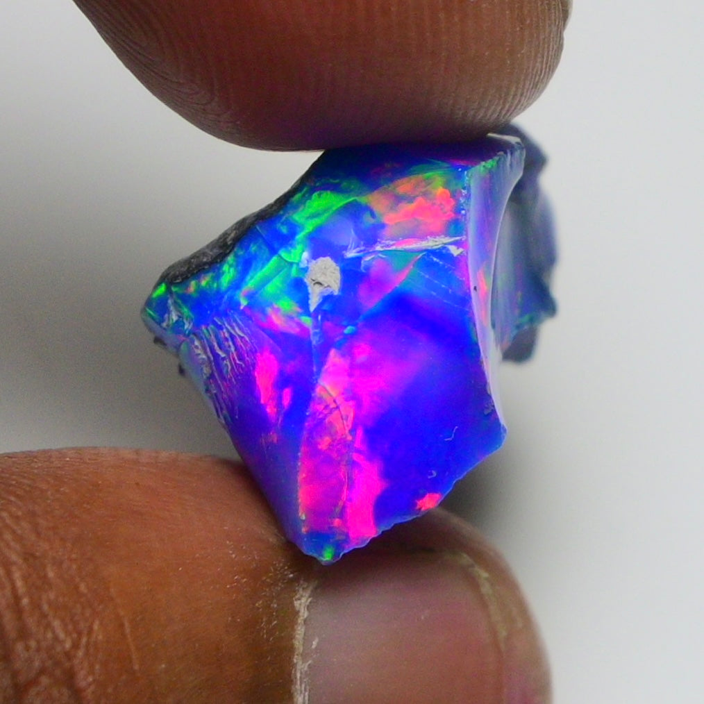 Rare Blue Opal 13.85 Carats | Natural Blue Ethiopian Opal Rough - Ready for Cutting & Jewelry!
