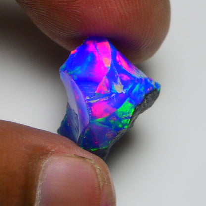 Rare Blue Opal 13.85 Carats | Natural Blue Ethiopian Opal Rough - Ready for Cutting & Jewelry!