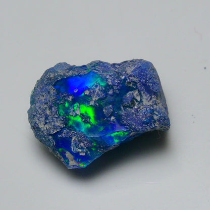 Rare Blue Opal 12.05 Carats | Natural Blue Ethiopian Opal Rough - Ready for Cutting & Jewelry!