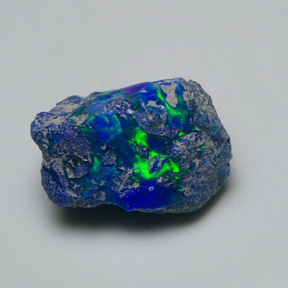 Rare Blue Opal 12.05 Carats | Natural Blue Ethiopian Opal Rough - Ready for Cutting & Jewelry!