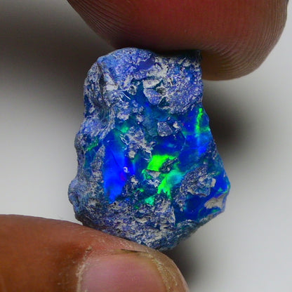 Rare Blue Opal 12.05 Carats | Natural Blue Ethiopian Opal Rough - Ready for Cutting & Jewelry!