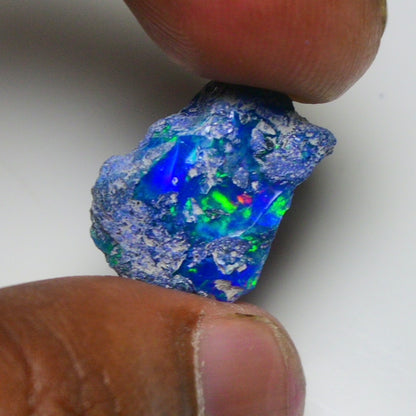 Rare Blue Opal 12.05 Carats | Natural Blue Ethiopian Opal Rough - Ready for Cutting & Jewelry!