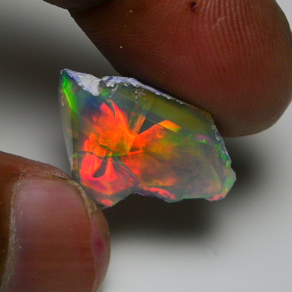 Rare Green Opal 14.50 Carats | Natural Green Ethiopian Opal Rough - Ready for Cutting & Jewelry!