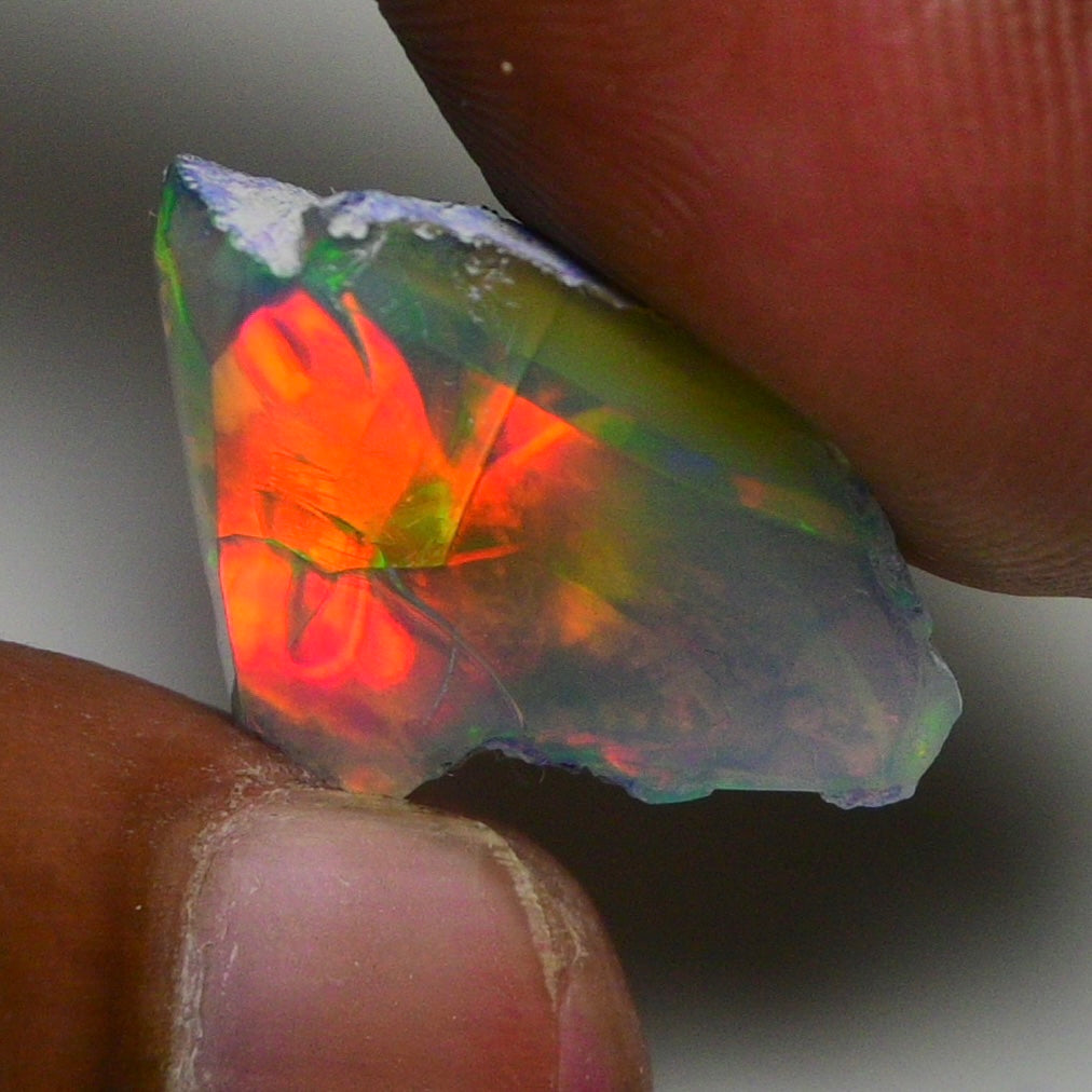 Rare Green Opal 14.50 Carats | Natural Green Ethiopian Opal Rough - Ready for Cutting & Jewelry!