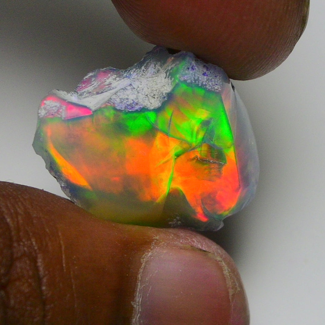 Rare Green Opal 14.50 Carats | Natural Green Ethiopian Opal Rough - Ready for Cutting & Jewelry!