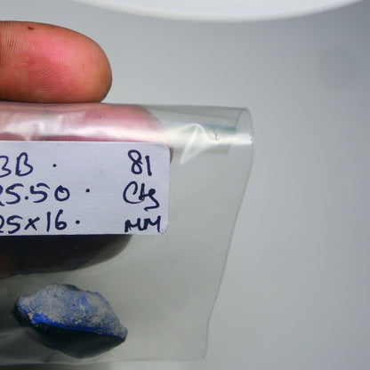 Rare Blue Opal 25.50 Carats | Natural Blue Ethiopian Opal Rough - Ready for Cutting & Jewelry!