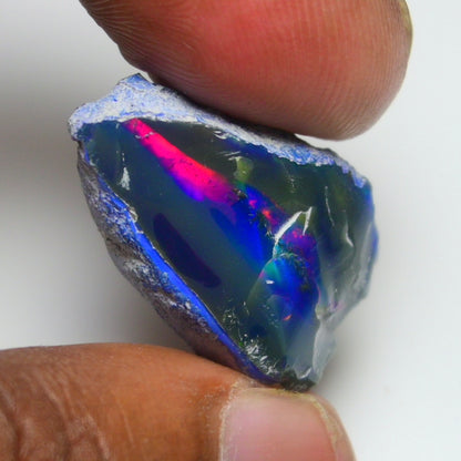Rare Blue Opal Blue 15.50 Carats | Natural Blue Ethiopian Opal Rough - Ready for Cutting & Jewelry!