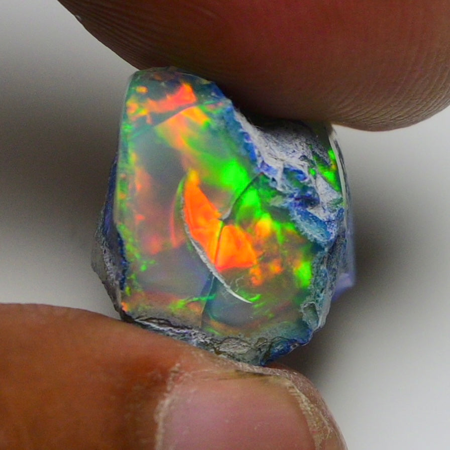 Rare Green Opal 11.50 Carats | Natural Green Ethiopian Opal Rough - Ready for Cutting & Jewelry!