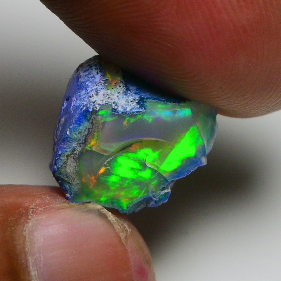 Rare Green Opal 11.50 Carats | Natural Green Ethiopian Opal Rough - Ready for Cutting & Jewelry!
