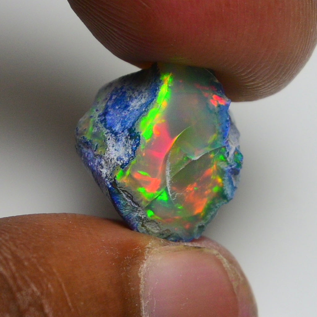 Rare Green Opal 11.50 Carats | Natural Green Ethiopian Opal Rough - Ready for Cutting & Jewelry!