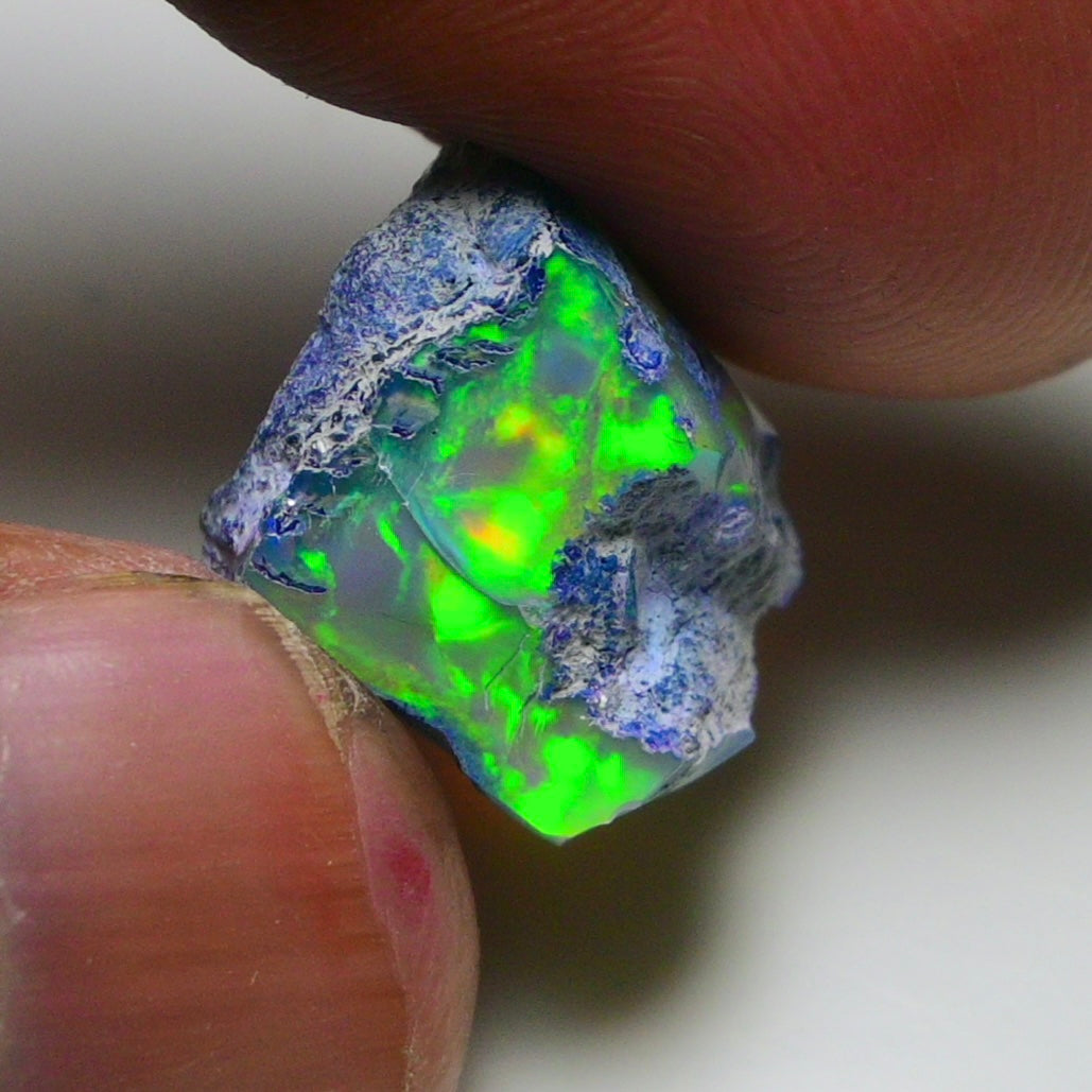 Rare Green Opal 11.50 Carats | Natural Green Ethiopian Opal Rough - Ready for Cutting & Jewelry!