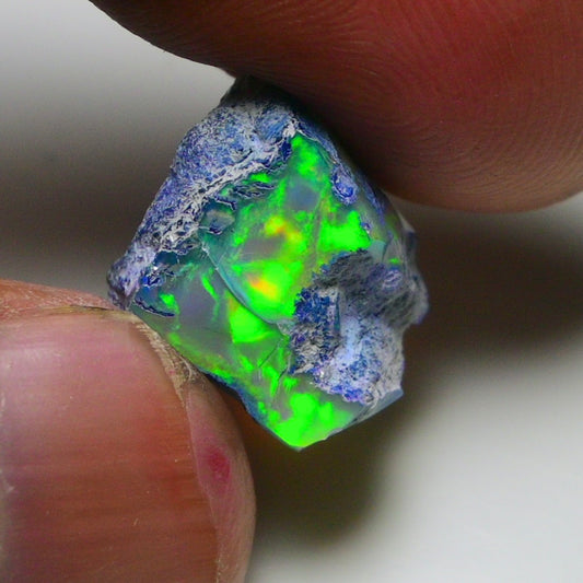 Rare Green Opal 11.50 Carats | Natural Green Ethiopian Opal Rough - Ready for Cutting & Jewelry!