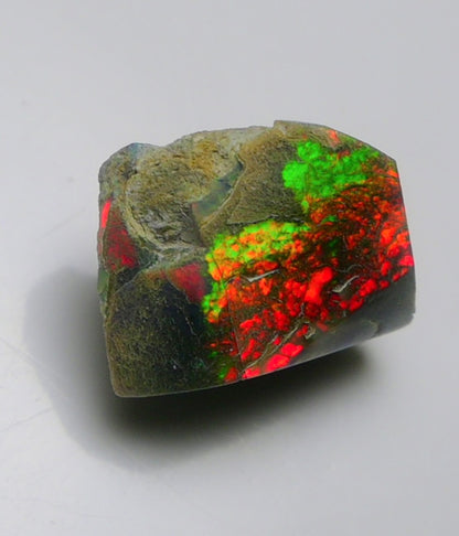 Black Opal Rough 10.90 Carats | Natural Ethiopian Opal Rough - Ready for Cutting & Jewelry | AAA Grade Opal Raw
