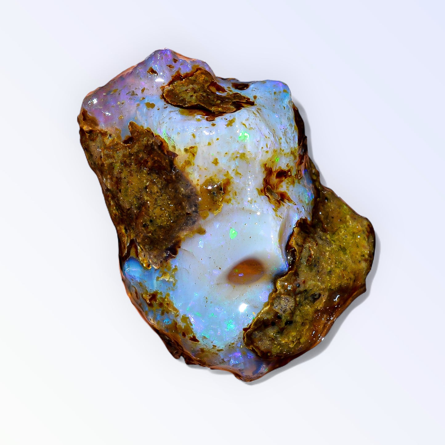 Classic Large Opal Rough 44.00 Carat Natural Ethiopian Opal Raw 30x23 MM