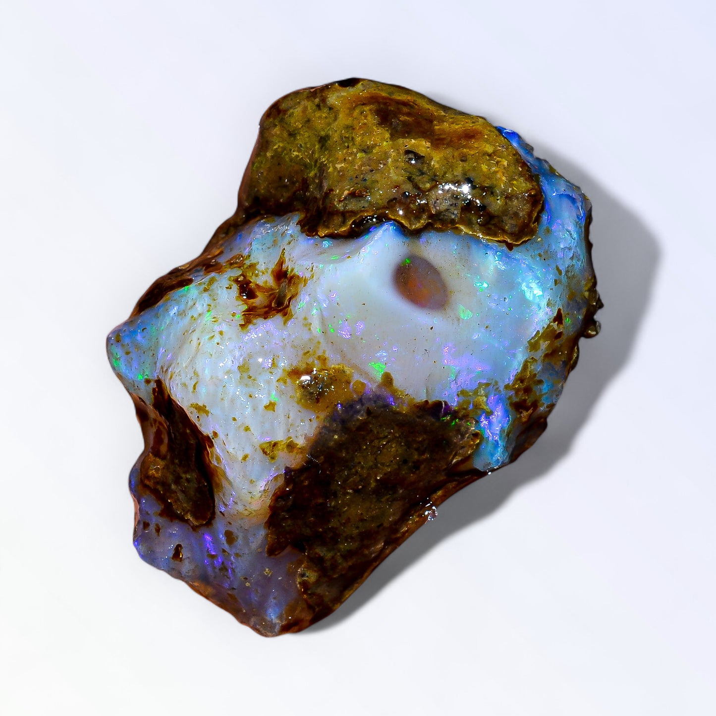 Classic Large Opal Rough 44.00 Carat Natural Ethiopian Opal Raw 30x23 MM