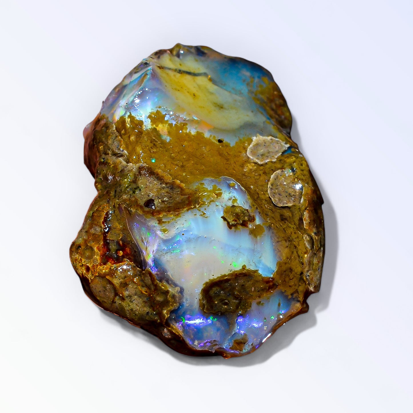 Classic Large Opal Rough 44.00 Carat Natural Ethiopian Opal Raw 30x23 MM