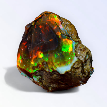 Classic Large Opal Rough 64.00 Carat Natural Ethiopian Opal Raw 31x28 MM
