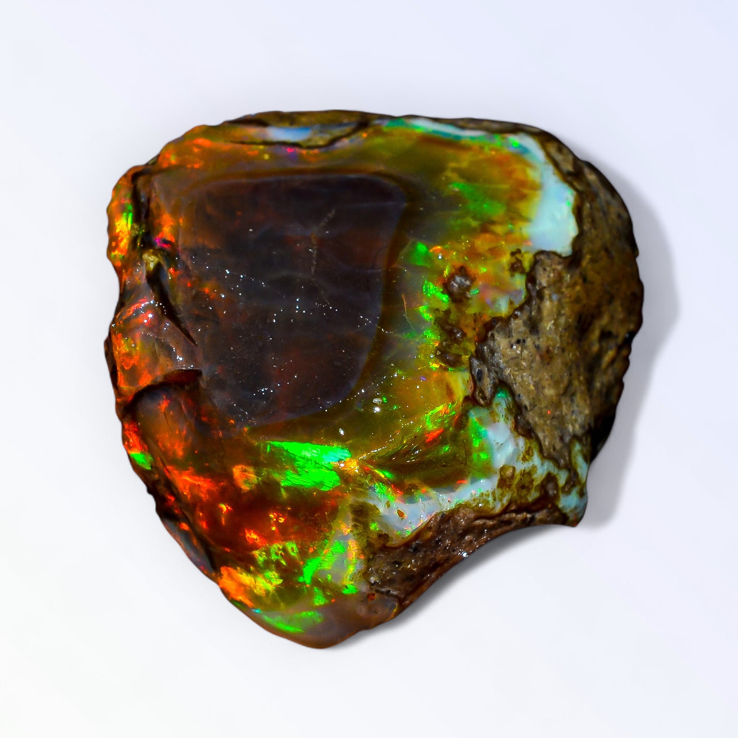 Classic Large Opal Rough 64.00 Carat Natural Ethiopian Opal Raw 31x28 MM