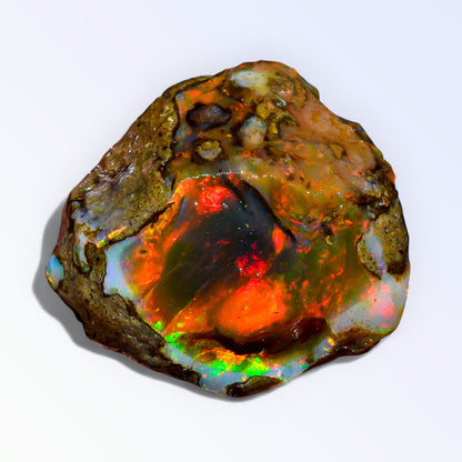 Classic Large Opal Rough 64.00 Carat Natural Ethiopian Opal Raw 31x28 MM