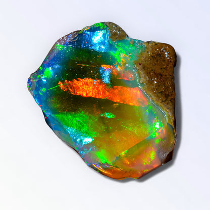 Classic Large Opal Rough 31.50 Carat Natural Ethiopian Opal Raw 33x28 MM