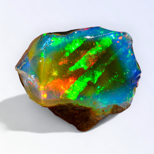 Classic Large Opal Rough 31.50 Carat Natural Ethiopian Opal Raw 33x28 MM