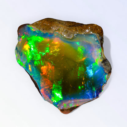 Classic Large Opal Rough 31.50 Carat Natural Ethiopian Opal Raw 33x28 MM