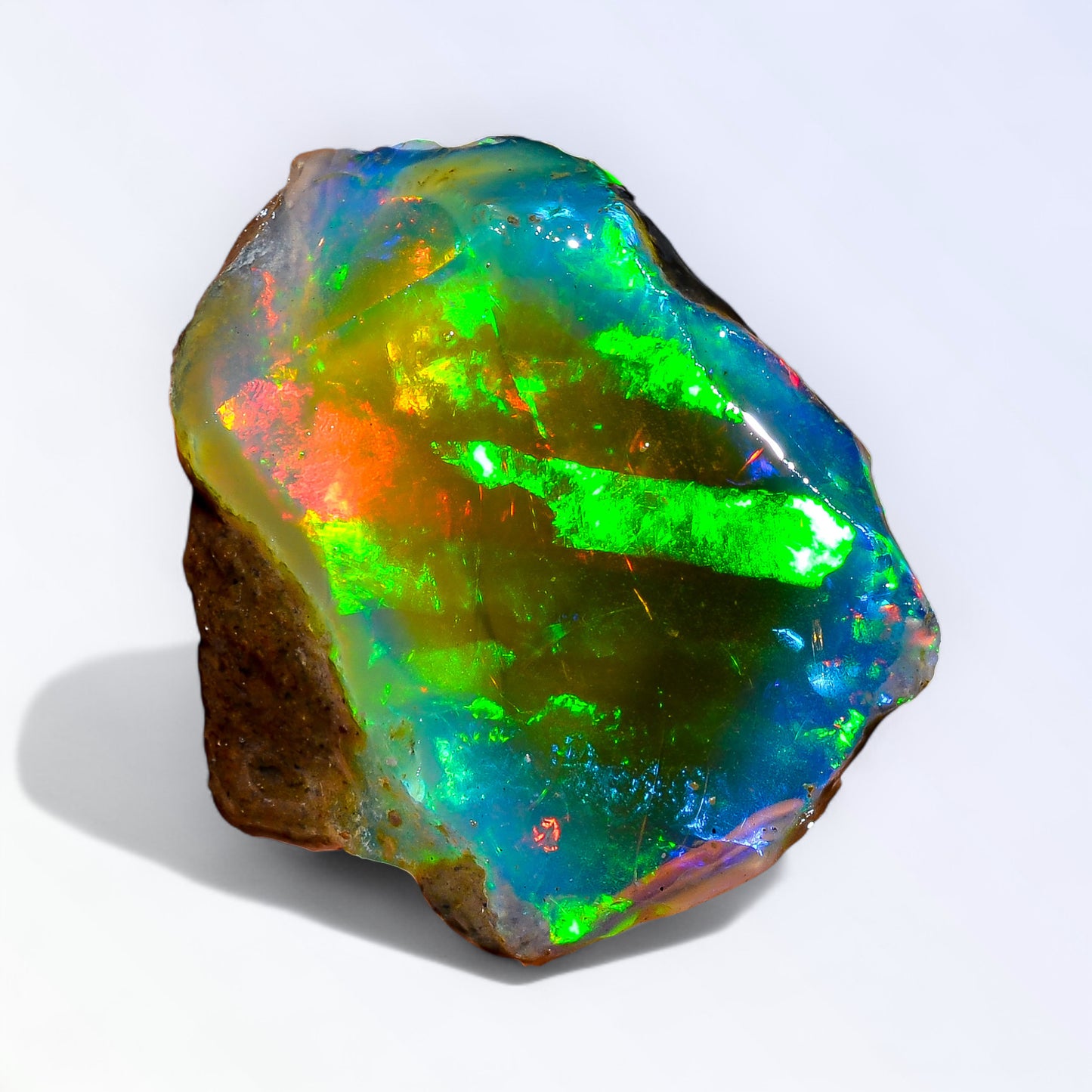 Classic Large Opal Rough 31.50 Carat Natural Ethiopian Opal Raw 33x28 MM