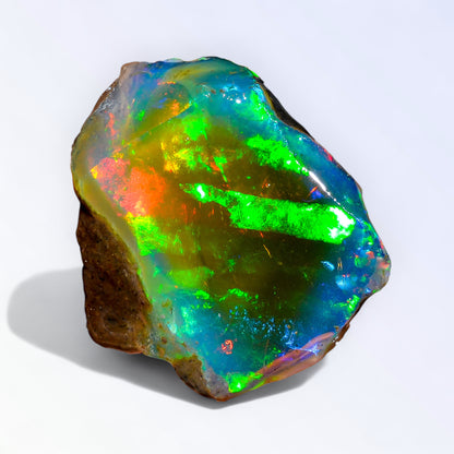Classic Large Opal Rough 31.50 Carat Natural Ethiopian Opal Raw 33x28 MM