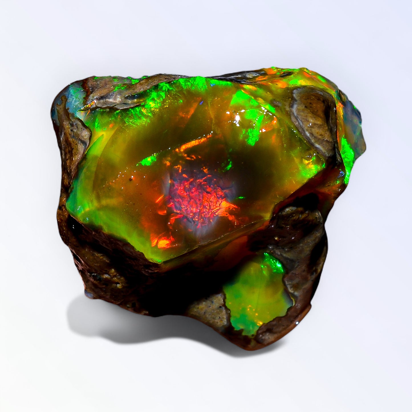 Classic Large Opal Rough 49.50 Carat Natural Ethiopian Opal Raw 28x25 MM