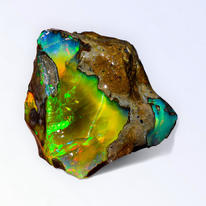 Classic Large Opal Rough 49.50 Carat Natural Ethiopian Opal Raw 28x25 MM